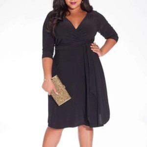 IGIGI Dominique Black Sexy Flattering Dress Plus